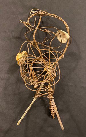 Wire/Shell Sculpture by Lucy Slivinski