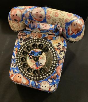 Wrapped Telephone Treasure Box by Stacy Slack