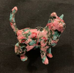 Wrapped Cat Pin by Stacy Slack
