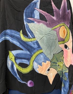 Hand-painted Silk Scarf