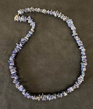 Vintage Lapis Lazuli Bead Necklace