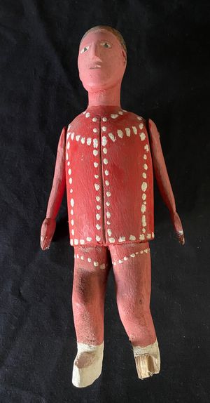 Wooden Folk Art Doll