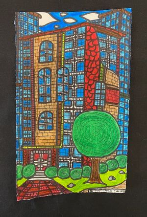 Chicago Building by Motesem Mansur