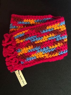 Hand Knit Nokema Scarf
