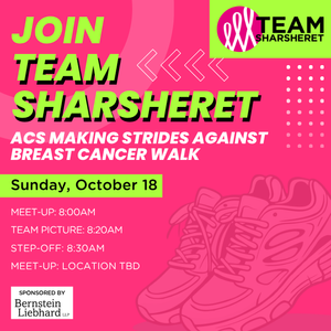 Team Sharsheret at the ACS Making Strides Walk 2026