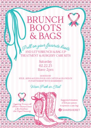 Brunch, Boots, and Bags