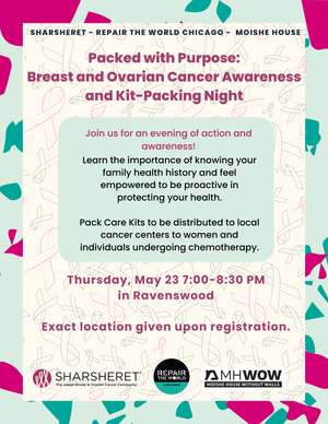 Packed with Purpose: Breast and Ovarian Cancer Awareness and Kit-Packing Night
