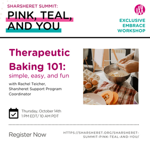 Embrace Community Therapeutic Baking 101, October 14th