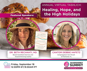 Virtual Tashlich: Healing, Hope, and the High Holidays