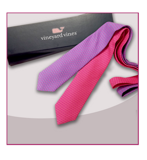 Sharsheret Tie, Blue and Pink
