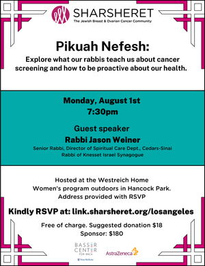 Pikuah Nefesh: Its Role in Understanding our Hereditary Risk