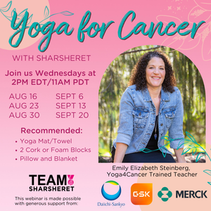 Yoga for Cancer August