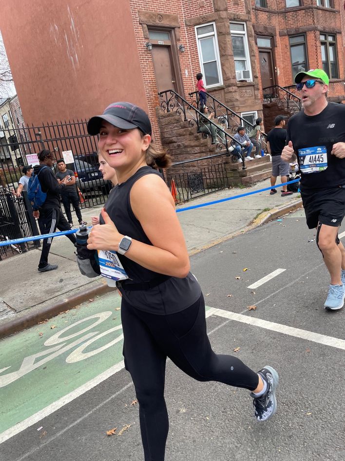 Rachel Sentchuk 2023 NYC Marathon