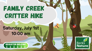 JULY 1ST- Family Critter Creek Hike