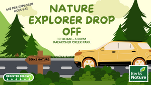 MAY 25TH - Nature Explorers at Kaercher Creek Park - Water Temp and PH