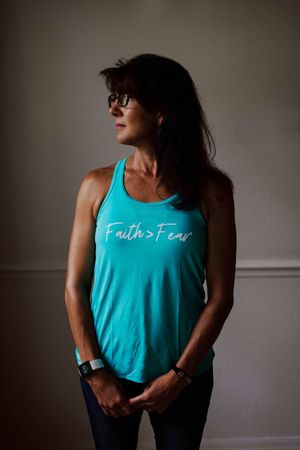 SAA Teal Tank Top