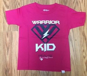 Warrior Kid Pink Shirt: Small
