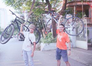 TanhnyBoy and Kit Kat - Cycling across Vietnam