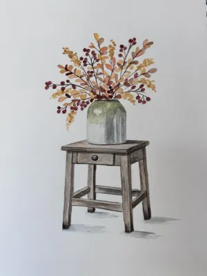 Watercolor Class: A Touch of Autumn