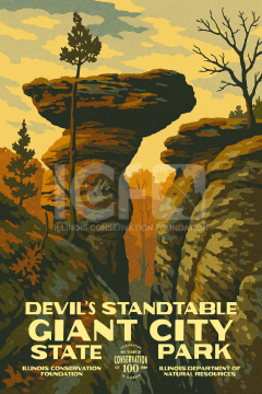 Giant City State Park 20x30 Poster (Preorder)