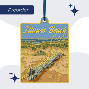 Preorder: Illinois Beach Ornament