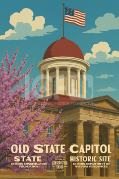 Old State Capitol 20x30 Poster (Preorder)