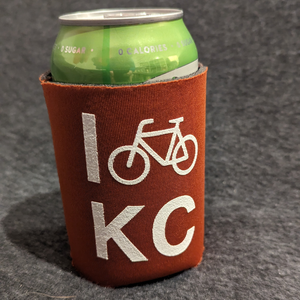 I Bike KC Koozie