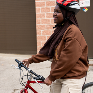 Helmet, lock, and light kit for 1 kid