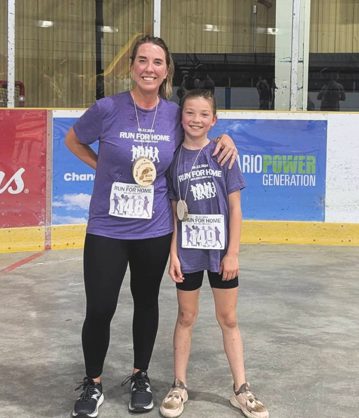 Ashton and Lena Run for Home
