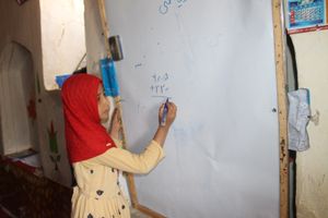 One student