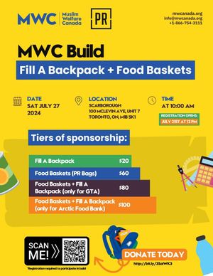 Fill A Backpack + Food Baskets