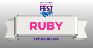 Women's+ FEST 2026 Ruby Sponsor