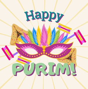 Happy Purim Card