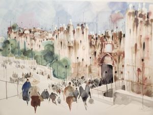 Shmuel Katz: Title Unknown (No Glass) $360