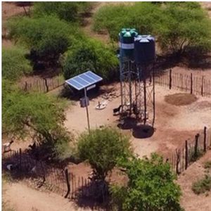 19. Borehole well in Zimbabwe - $100