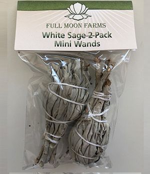 White Sage 2 Pack Mini Wands