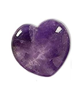 1 inch Amethyst Heart