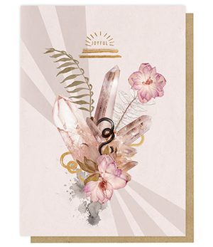 Greeting Card - Rose Quartz