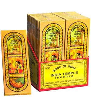 India Temple Incense Song of India - 60gr