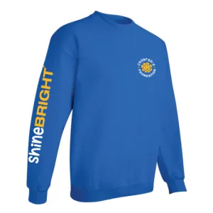Shine Bright Crewneck with Sleeve Text