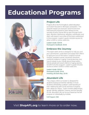 AFL Education and Action Flyer
