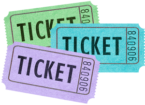 Tickets - 3 for $5