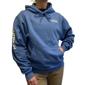 MEOW Branded Pullover Hoodie - Blue