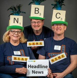 Cool Cats in Scrabble Hats