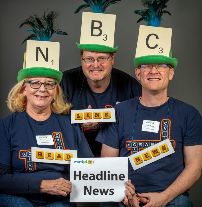 Cool Cats in Scrabble Hats