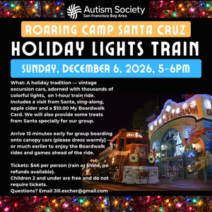 Holiday Lights Train in Santa Cruz! December 6th, 2026