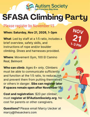SFASA Climbing Party, Belmont, November 21