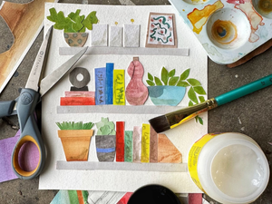 UnWined with Watercolor |  Monday, June 30, 2025 | 6-8pm