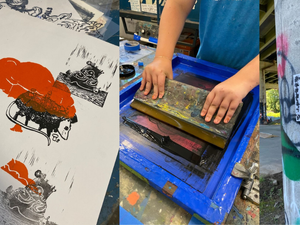 Teen Experimental Printmaking | July 21-25, 2025 | 9:30am - 1:30pm