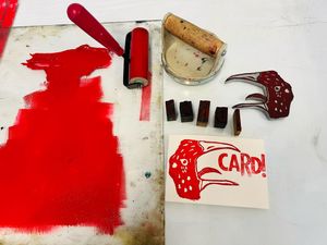 Holiday Block Printing Card Class | Sunday, December 15th 2024